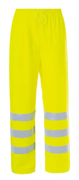 PU-sadepuku (takki ja vyötäröhousut), EN 20471 lk. 3 - Huomiovaatteet - 2392 - 2