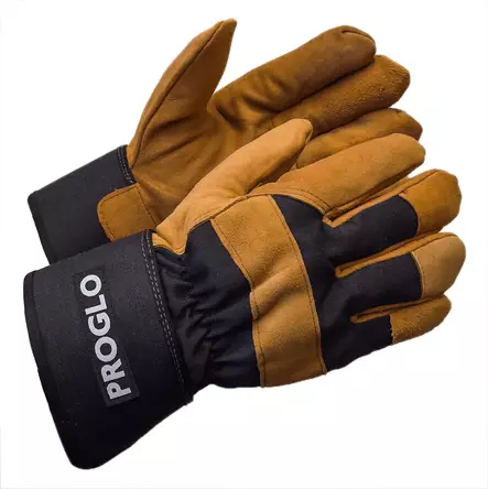 PROGLO Työsormikas, haljas/kangas, teddyvuori - Nahkaiset käsineet - 2614 - 1