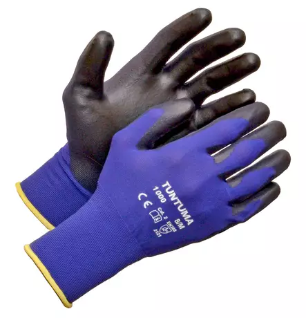 TUNTUMA Ohut PU-pinnoitettu nylonsormikas - PU-pinnoitetut käsineet - 2286 - 1