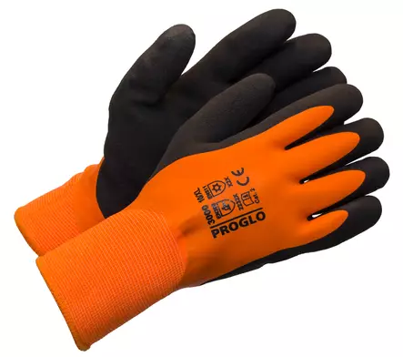 PROGLO Tuplapinnoitettu latexsormikas, harjattu vuori - Synteettiset käsineet - 2299 - 1